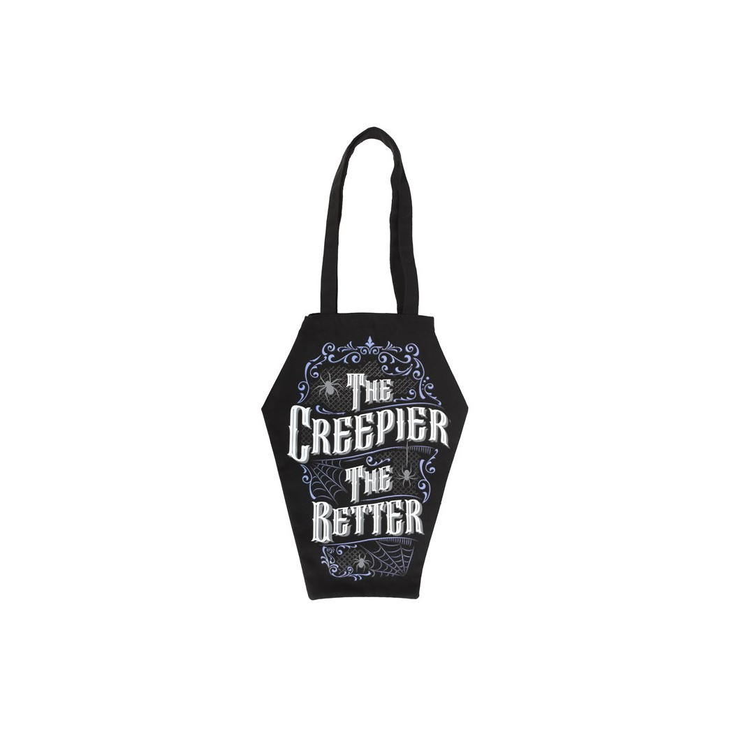 The Creepier the Better Coffin Shaped Tote Bag - Image 1