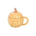 Groovy Floral Pumpkin Lidded Mug - Image 5