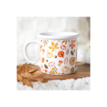 Autumn Leaves and Pumpkins Mug
