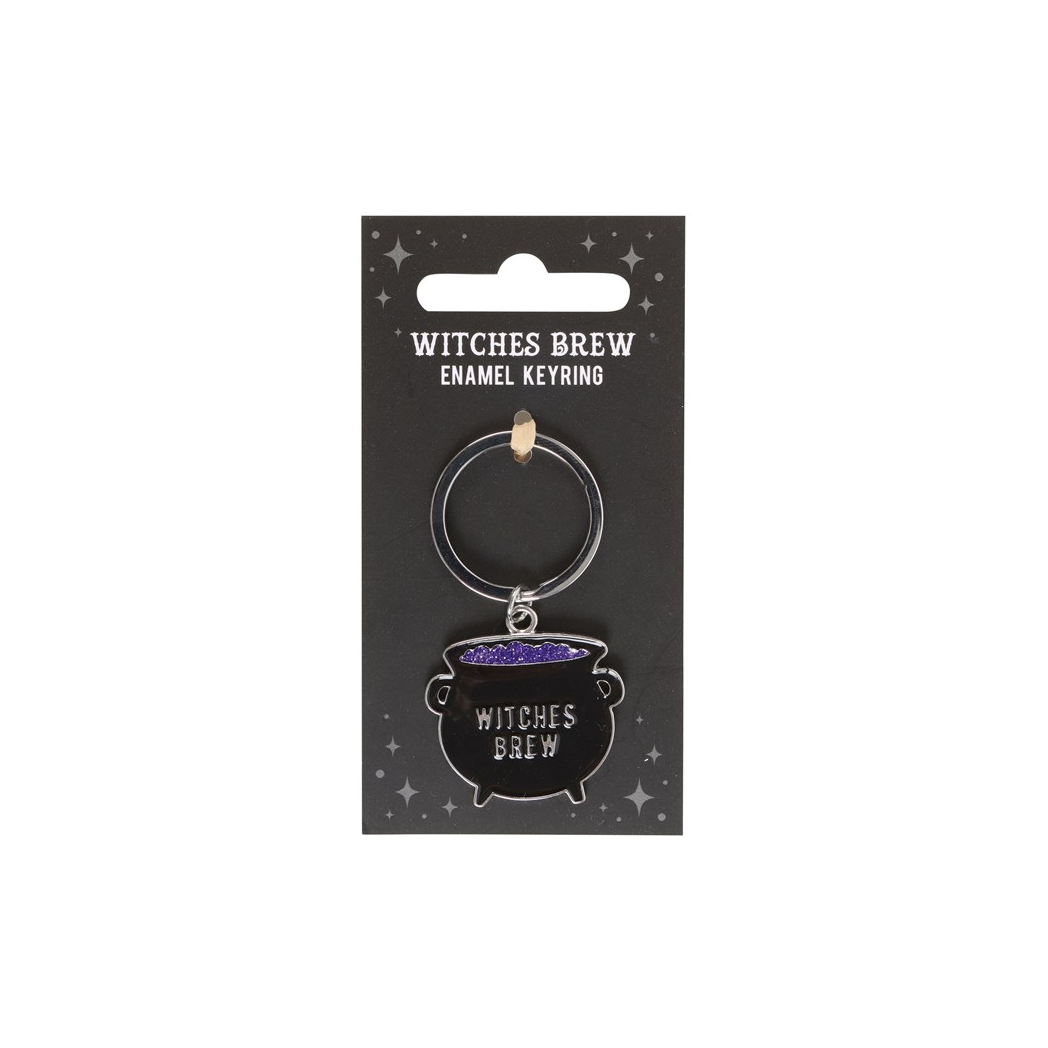 Witches Brew Cauldron Keyring - Image 1