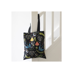 Midnight Bloom Polycotton Tote Bag
