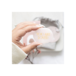 You Are Loved Rose Quartz Crystal Palm Stone - Image 5