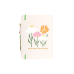 Keep Going, Keep Growing A5 Notebook with Rose Quartz Pen - Image 3