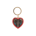 Folk Heart Keyring - Image 3
