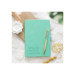 A5 Wellness Journal with Aventurine Pen