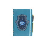 Hand of Hamsa A5 Notebook with Crystal Chip Pen - Image 2