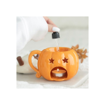 Pumpkin Cream Lidded Oil Burner and Wax Warmer - Image 2