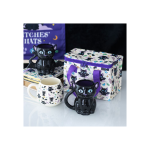 Cute and Creepy Bat Cat Mug - Image 5