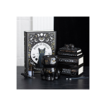 Black Cat Book Stack Oil Burner with Cat - Image 5