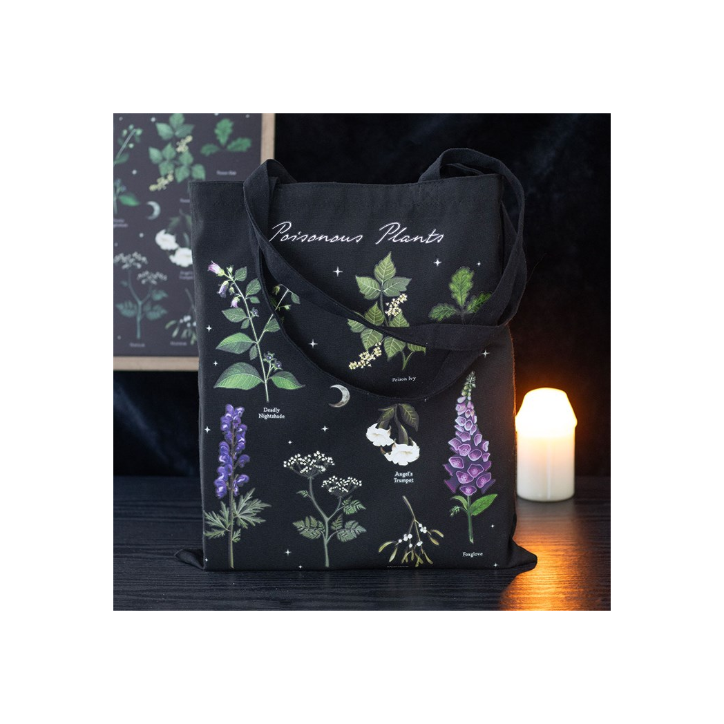 Poisonous Plants Polycotton Tote Bag - Image 1