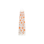 Set of 3 Pumpkin Taper Candles - Image 3