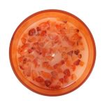 Sacral Chakra Orange Crystal Chip Candle - Image 2