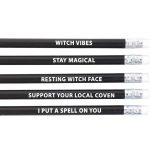 The Coven Club Set of 5 Witchy Pencils - Image 3