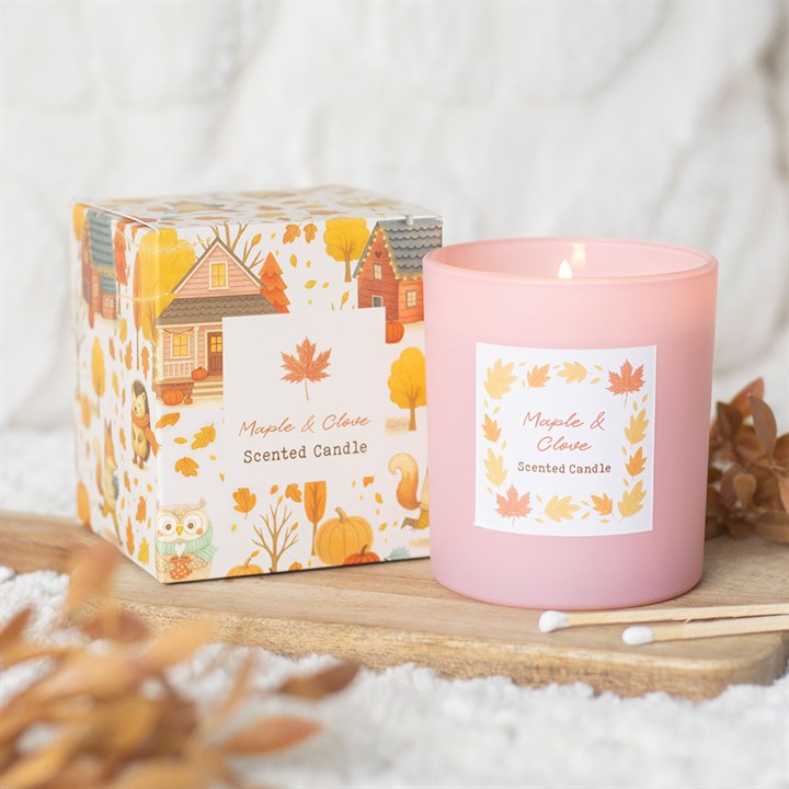 Maple & Clove Scented Candle - Image 1
