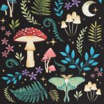 Dark Forest Print Polycotton Tote Bag - Image 3