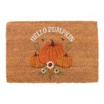 Natural Autumn Days Hello Pumpkin Doormat - Image 2