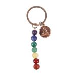 Chakra Flow Beaded Keyring - Image 4