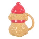 Winter Puppy Lidded Mug - Image 5