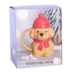 Winter Puppy Lidded Mug - Image 6