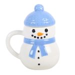 Winter Snowman Lidded Mug - Image 2