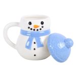Winter Snowman Lidded Mug - Image 3