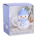 Winter Snowman Lidded Mug - Image 6