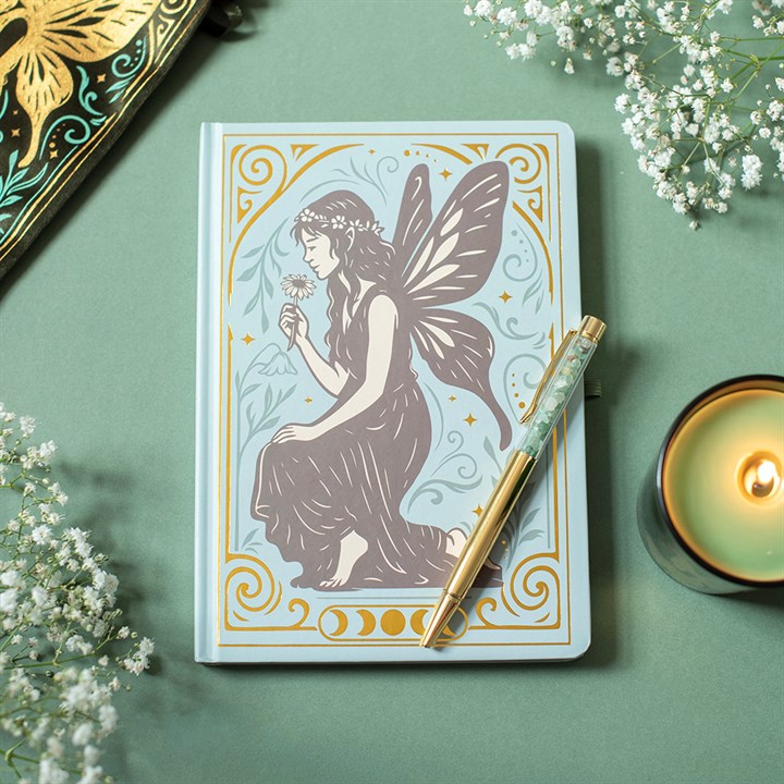 Fairy Tales A5 Notebook with Crystal Pen - Image 1