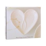 Off White Angel Wing Heart Trinket Dish - Image 5