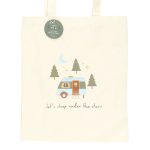 Let's Sleep Under the Stars Caravan Polycotton Tote Bag - Image 3