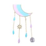 Iridescent Crescent Moon Suncatcher - Image 4