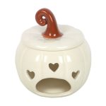 White Curly Pumpkin Oil Burner - Image 4