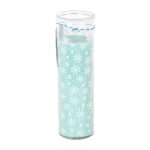 Snow Day Snowflake Print Cotton & Coconut Tube Candle - Image 4