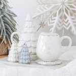 Iridescent Snowflake Mug, Coaster and Socks Set - Image 5