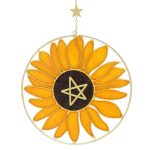 Bee Radiant Sunflower Suncatcher - Image 3