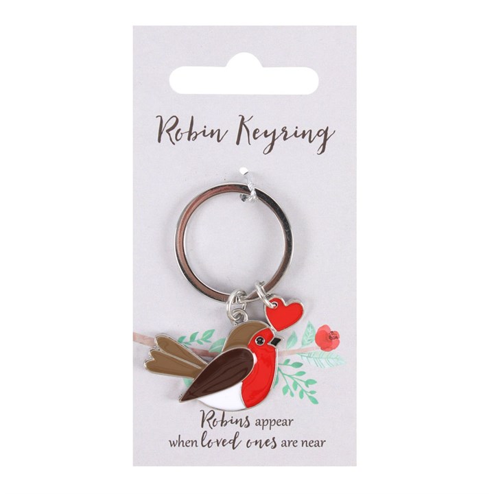 Garden Robin Keyring - Image 1