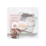 You Are Loved Rose Quartz Crystal Palm Stone - Image 6