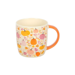 Pink and Orange Pumpkin Print Mug - Image 4