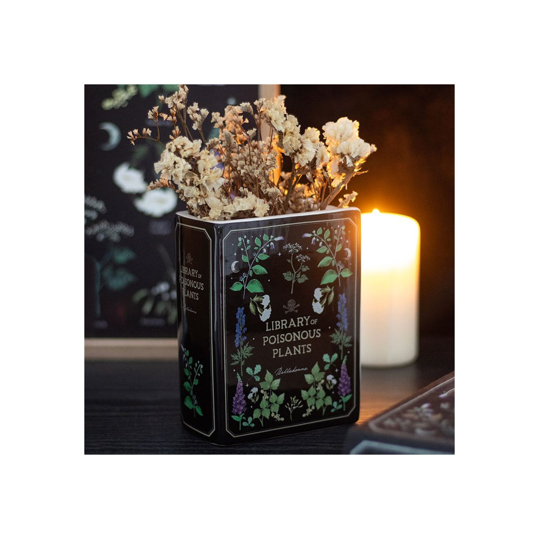 Poisonous Plants Book Shaped Vase - Image 1