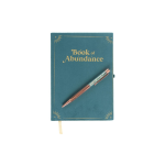Book of Abundance Journal with Green Aventurine Crystal Pen - Image 3