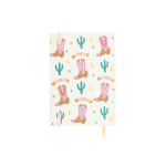 Cowboy Boot A5 Notebook with Sticker Sheet - Image 3