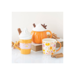 Pink and Orange Pumpkin Print Mug - Image 5