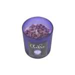 Third Eye Chakra Lavender Crystal Chip Candle