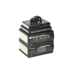 Black Cat Book Stack Oil Burner with Cat - Image 2