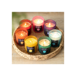 Heart Chakra Mint Crystal Chip Candle - Image 5