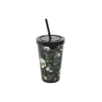 Venom & Vines Print Tumbler with Straw - Image 3