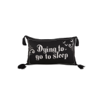 Dying to Go to Sleep Satin Cushion - Image 2