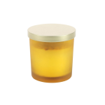 Solar Plexus Chakra Lemon Crystal Chip Candle - Image 4