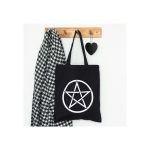 Pentagram Polycotton Tote Bag - Image 4