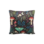 35cm Square Dark Forest Print Cushion - Image 2