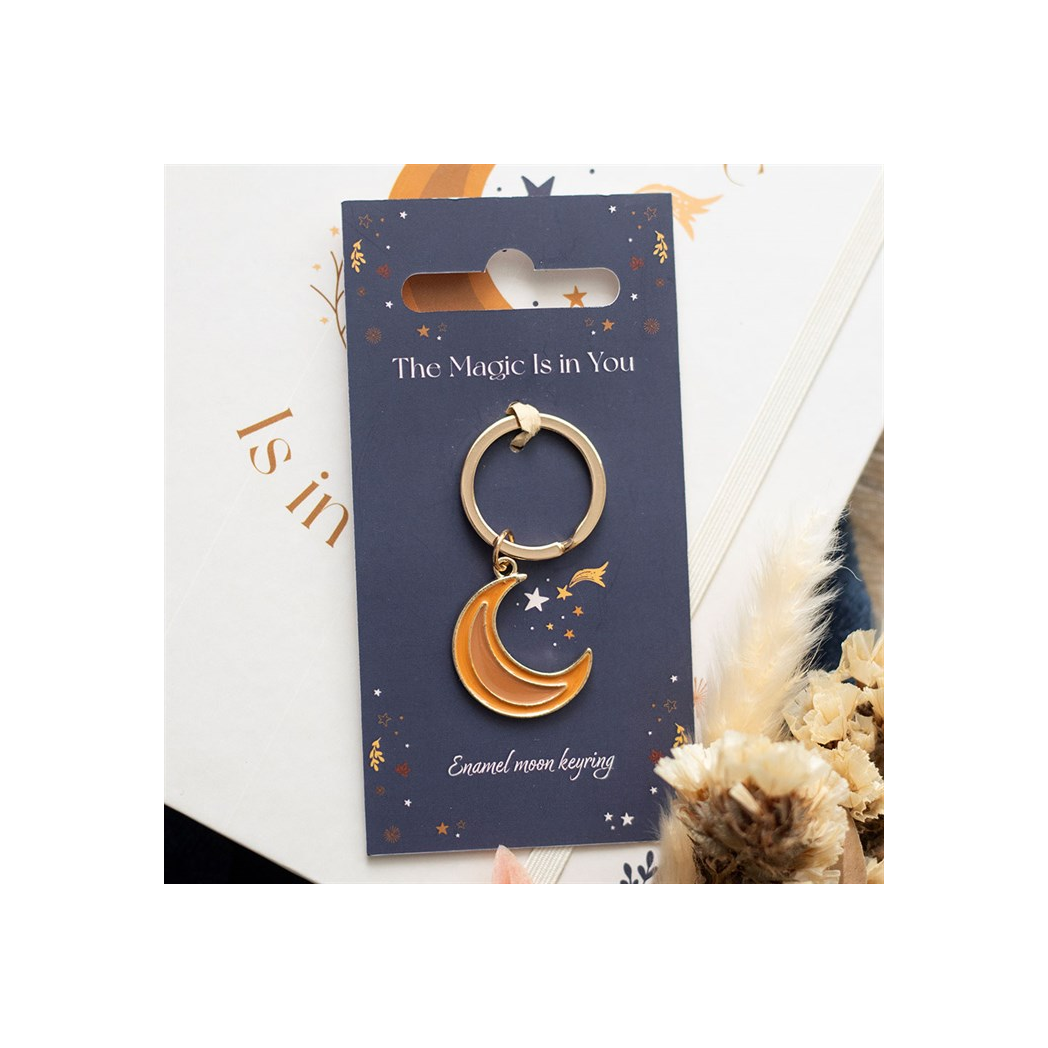Autumn Magic Moon Keyring - Image 1